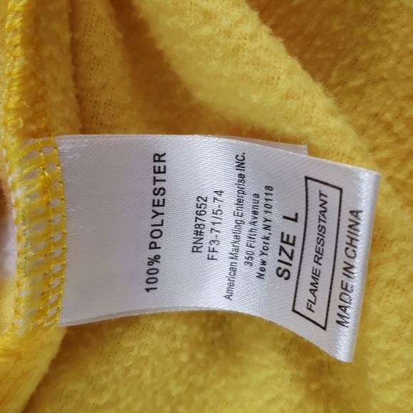 Pikachu Hooded Onsie Footless Pajamas Size L - Picture 4 of 12